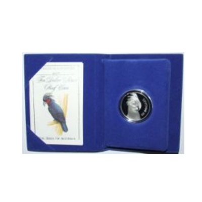 1993 $10 Silver Proof - Palm Cockatoo